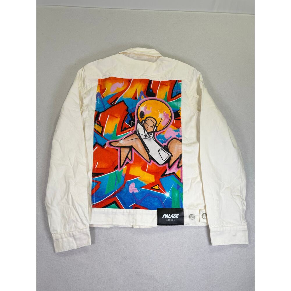 Palace Zomby Denim Jacket White Size XL *READ*